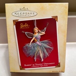 Barbie as Titania Ornament by Hallmark 2005